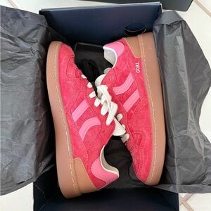 Coolway GOAL Shoes - red pink suede